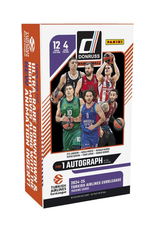2024/25 Panini Donruss Euroleague Basketball Hobby Box