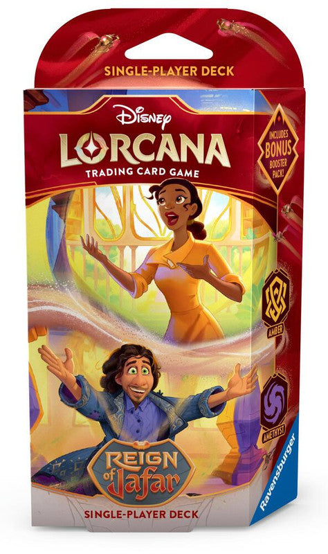 Disney Lorcana: Reign of Jafar Starter Deck (Amber and Amethyst)