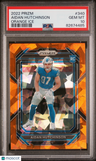 2022 Panini Prizm Aidan Hutchinson Orange Ice PSA 10