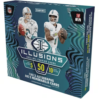 a new Panini Illusions football box