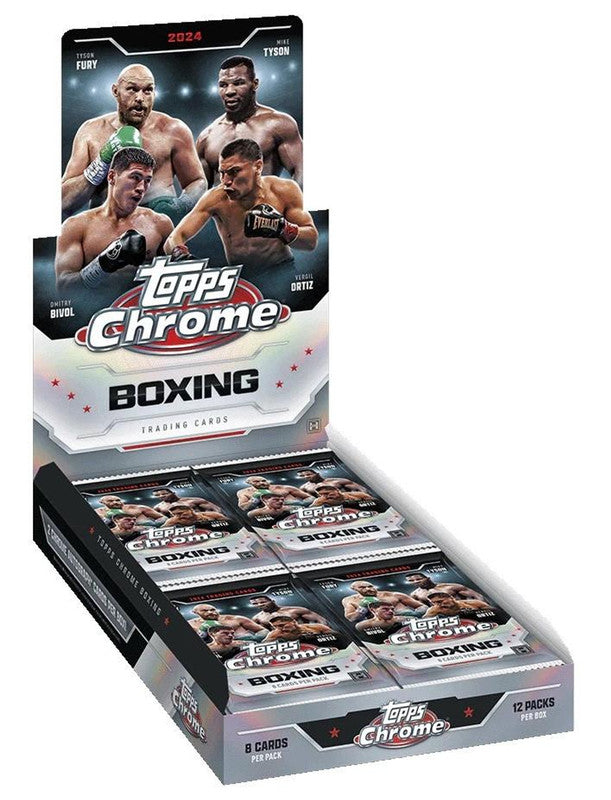 2024 Topps Chrome Boxing Hobby Box (PRE-ORDER)