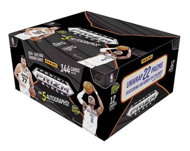 2024/25 Panini Prizm Black Basketball Hobby Box (PRE-ORDER)