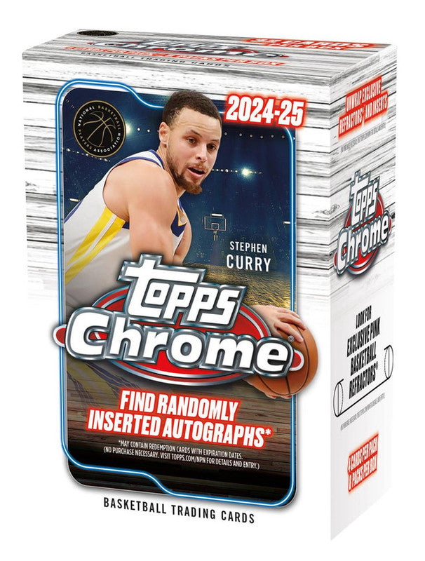 2024/25 Topps Chrome Basketball Blaster Box  (SALE)