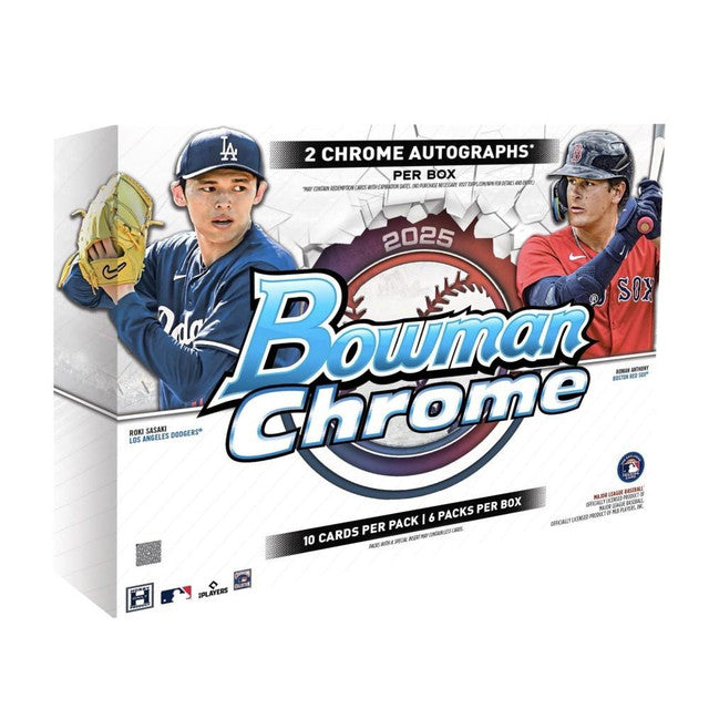 2025 Bowman Chrome Baseball Hobby Box (PRE-ORDER)
