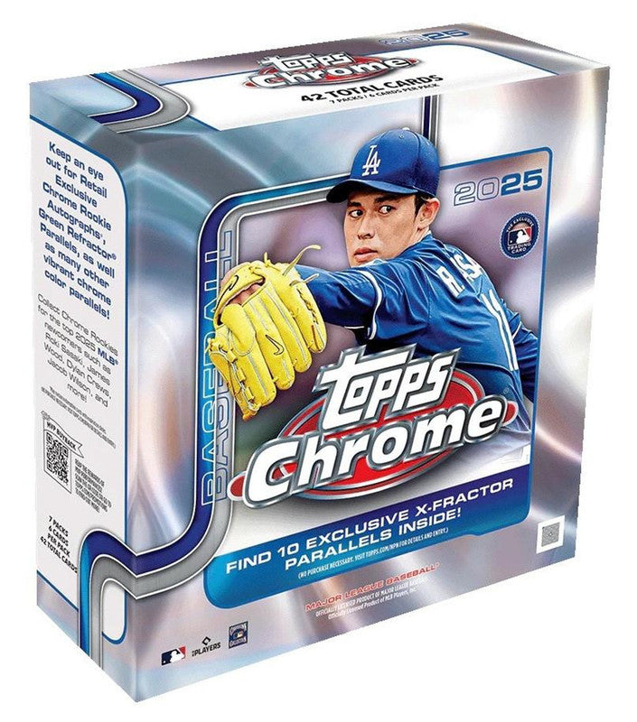 2025 Topps Chrome Baseball Mega Box