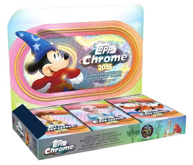 2025 Topps Disney Chrome Hobby Box (PRE-ORDER)