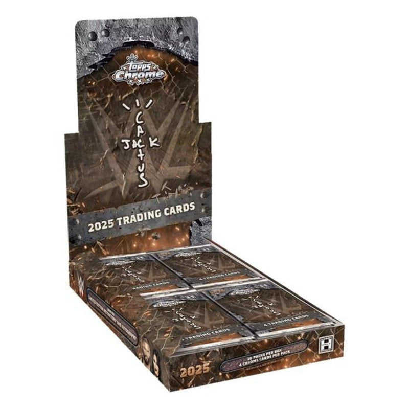 2025 Topps Chrome WWE x Cactus Jack Hobby Box (PRE-ORDER)