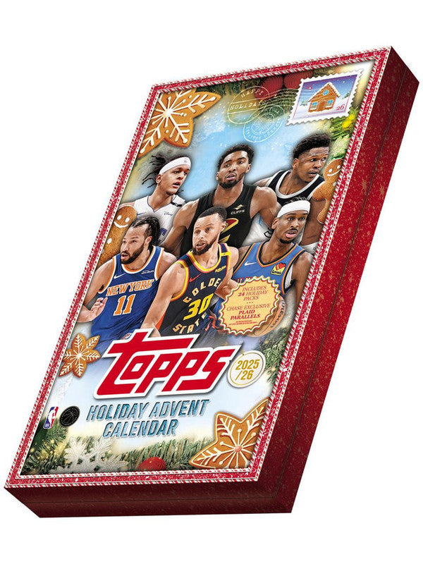 2025/26 Topps Holiday Basketball Countdown Calendar Box (PRE-ORDER)