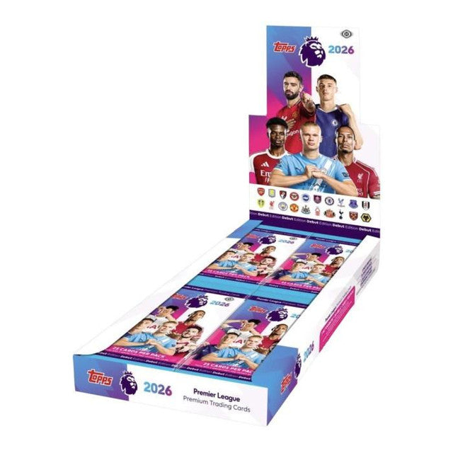 2025/26 Topps Premier League EPL Soccer Hobby Box (PRE-ORDER)