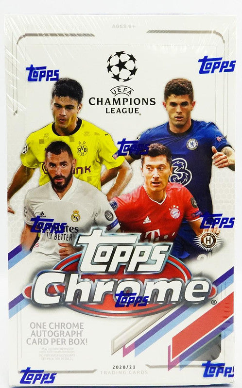 2020/21 Topps UEFA Champions League Chrome Soccer Hobby Box (SALE)