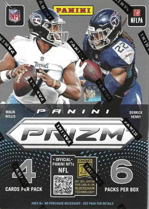 2022 Panini Prizm Football Blaster Box (Red, White &amp; Blue)