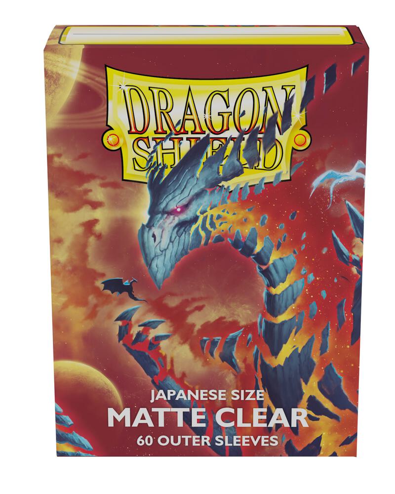 Dragon Shield Sleeves: Japanese Matte Outer (Clear)