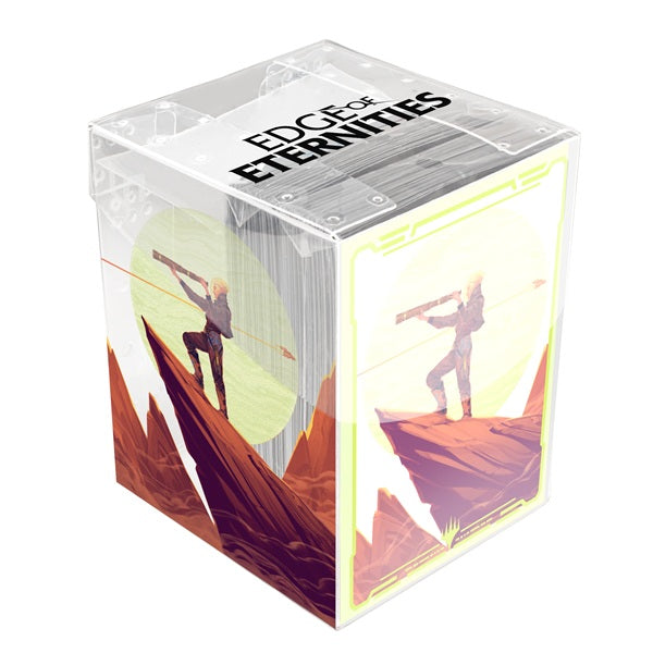 Ultra Pro 100+ Deck Box with 100ct Sleeves - Magic: the Gathering Edge of Eternities Sami, Wildcat Captain