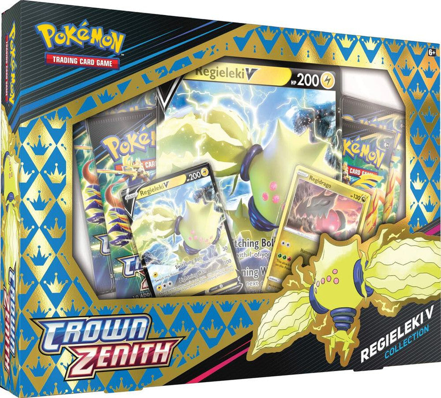 Pokemon TCG: Crown Zenith - Regieleki V Collection Box