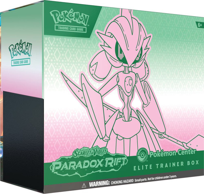 Pokemon Scarlet and Violet: Paradox Rift Pokemon Center Elite Trainer Box (Iron Valiant)
