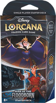 Disney Lorcana: Rise of the Floodborn Starter Deck (Amber &amp; Sapphire)