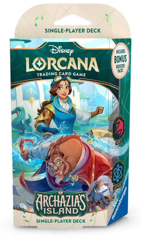Disney Lorcana: Archazia&amp;#x27;s Island Starter Deck (Ruby and Sapphire)