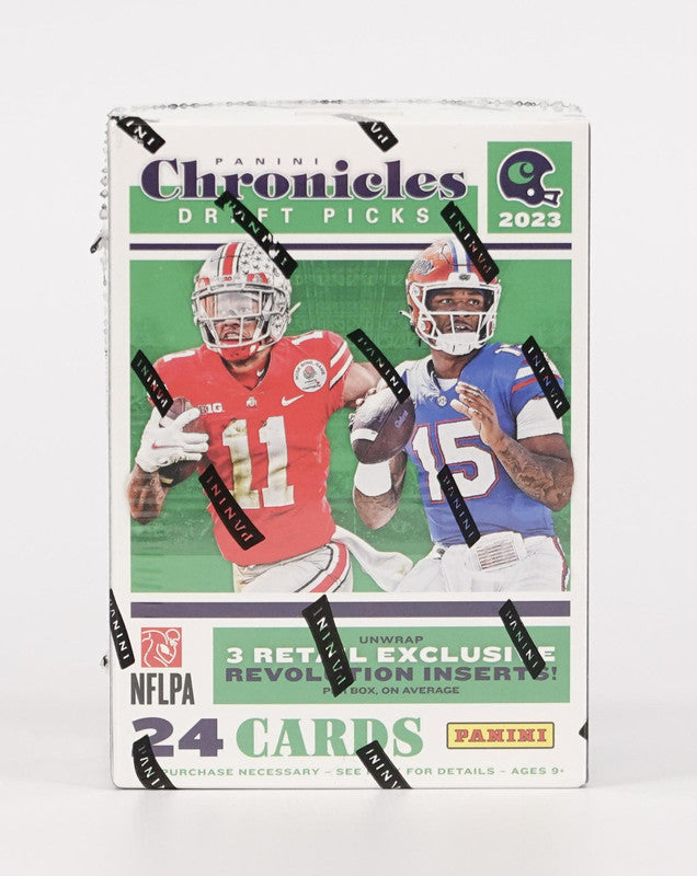 2023 Panini Chronicles Draft Football 6-Pack Blaster Box (Revolution Inserts!)