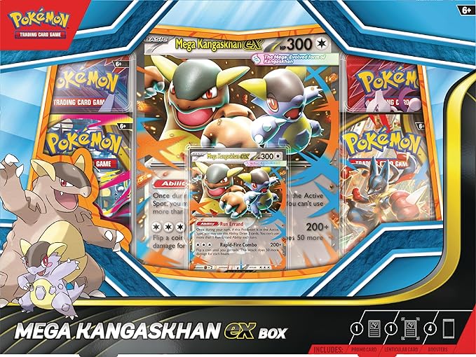Pokemon TCG: Mega Evolution - Mega Kangaskhan EX Box (PRE-ORDER)