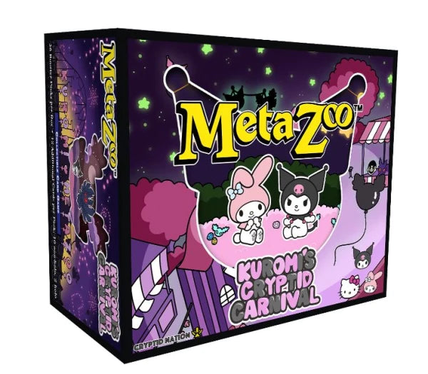 MetaZoo x Hello Kitty Trading Card Game Kuromi&#x27;s Cryptid Carnival Booster Box