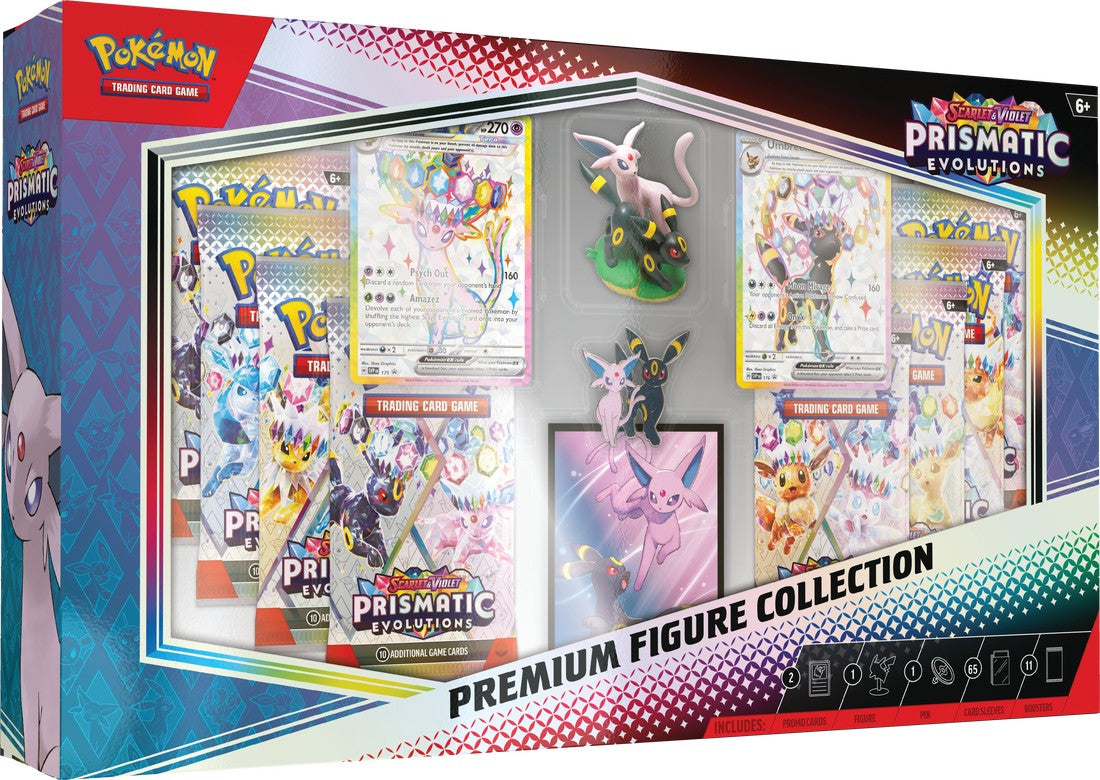 Pokemon TCG: Scarlet and Violet - Prismatic Evolutions Premium Figure Collection Box (PRE-ORDER)
