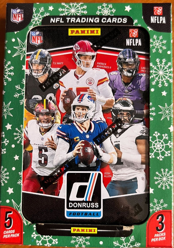 2025 Panini Donruss Football Holiday Tin