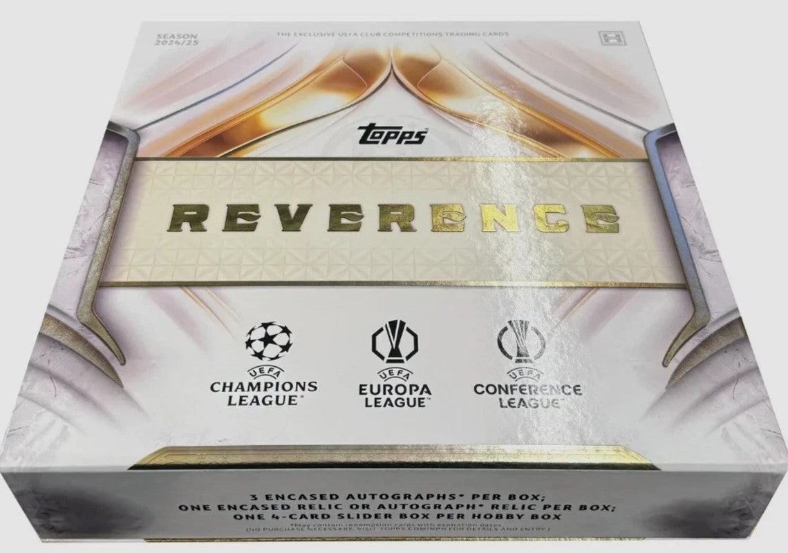 2024/25 Topps UEFA Club Competitions Reverence Soccer Hobby Box