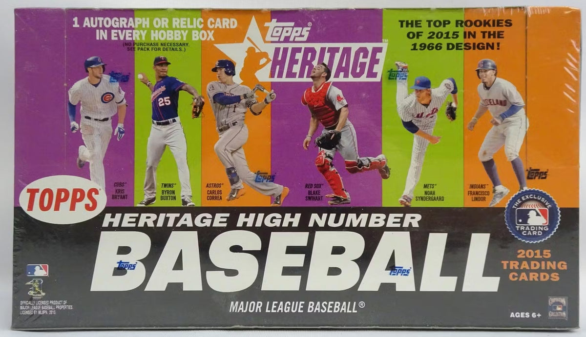 2015 Topps Heritage High Number Baseball Hobby Box