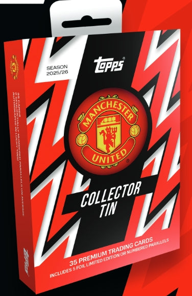 2025/26 Topps Collector Tin - Manchester United (PRE-ORDER)