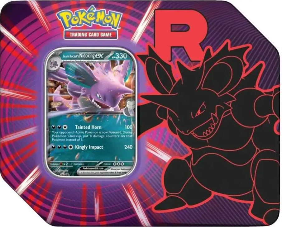 Pokemon TCG: Scarlet and Violet - Destined Rivals Tin (Nidoking EX) (SALE)