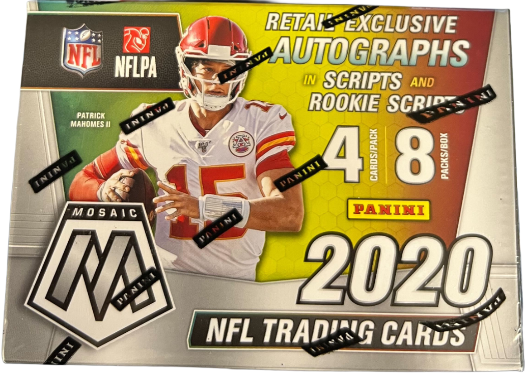 2020 Panini Mosaic Football Walmart Blaster Box