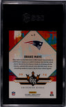 2024 Donruss Drake Maye Rookie Gridiron Kings Studio Series SGC 9.5