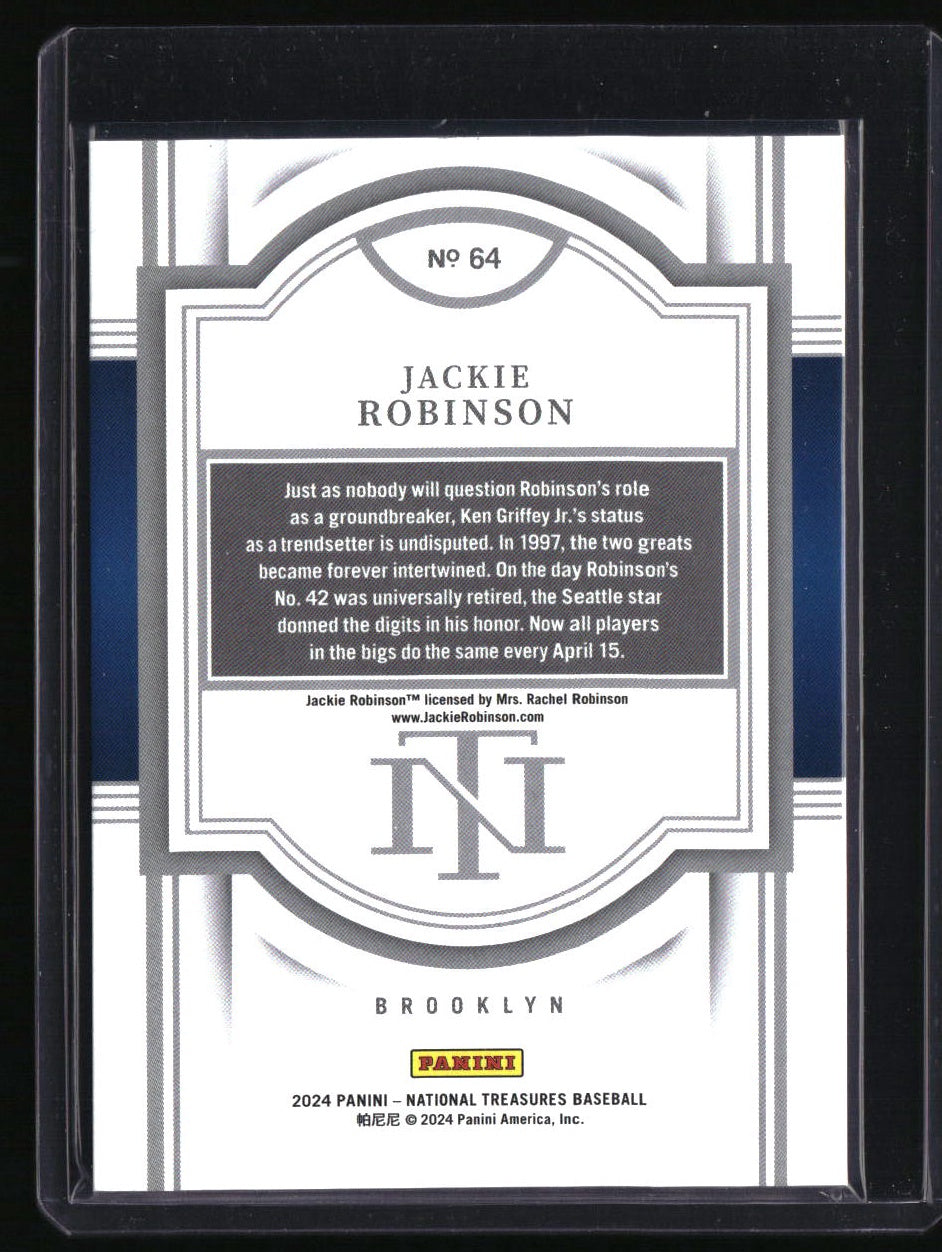 2024 Panini National Treasures Jackie Robinson #/99