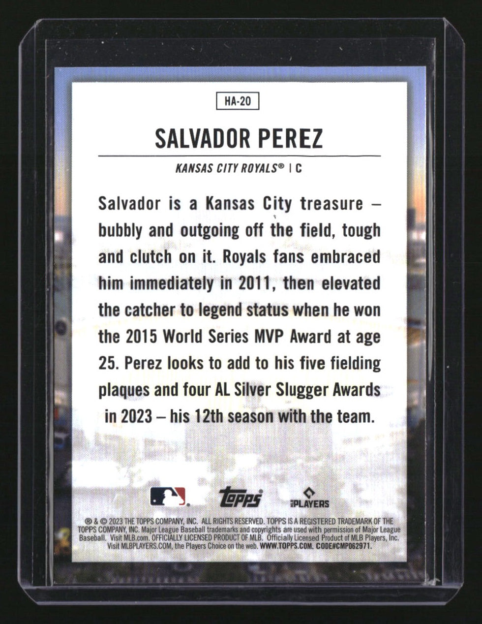 2023 Topps Salvador Perez Home Field Advantage
