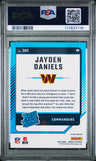 2024 Panini Donruss Jayden Daniels Optic Preview-Pink PSA 10