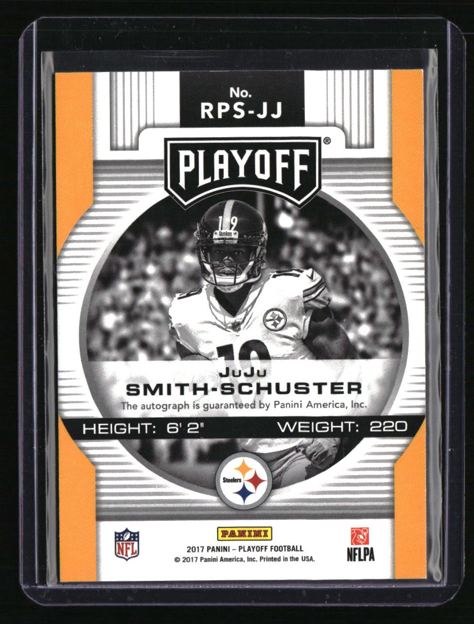 2017 Panini Playoff JuJu Smith-Schuster RPS Autographs #/199