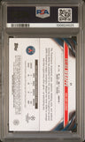 2023-24 Topps Chrome Uefa Club Competitions Kylian Mbappe Gold Geo. Ref. PSA 9