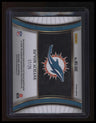 2023 Panini Select De'Von Achane Rookie Signature Swatches Tie-Dye #/25