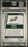 2024 Panini Donruss Rookie Phenom Jersey Autographs Cooper Dejean PSA 9