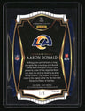 2020 Panini Select Aaron Donald Green Prizm Die Cut #/5