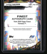 2024 Topps Finest Formula 1 Dennis Hauger Finest Autographs Gold Refractors #/25