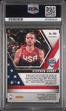 2019 Panini Mosaic Stephen Curry Gold Snakeskin #/8 PSA 9