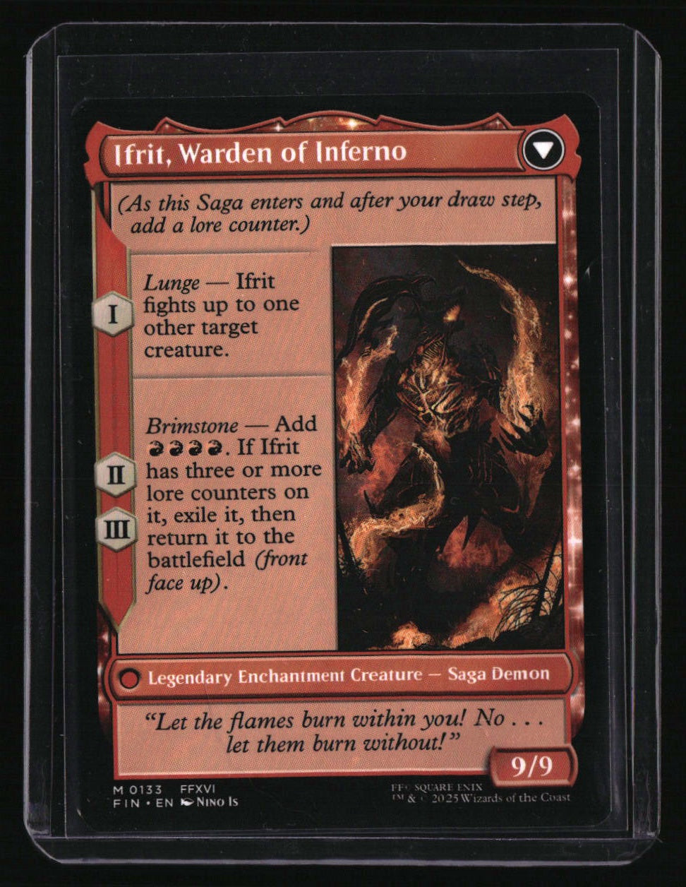 FINAL FANTASY Clive, Ifrit&#39;s Dominant