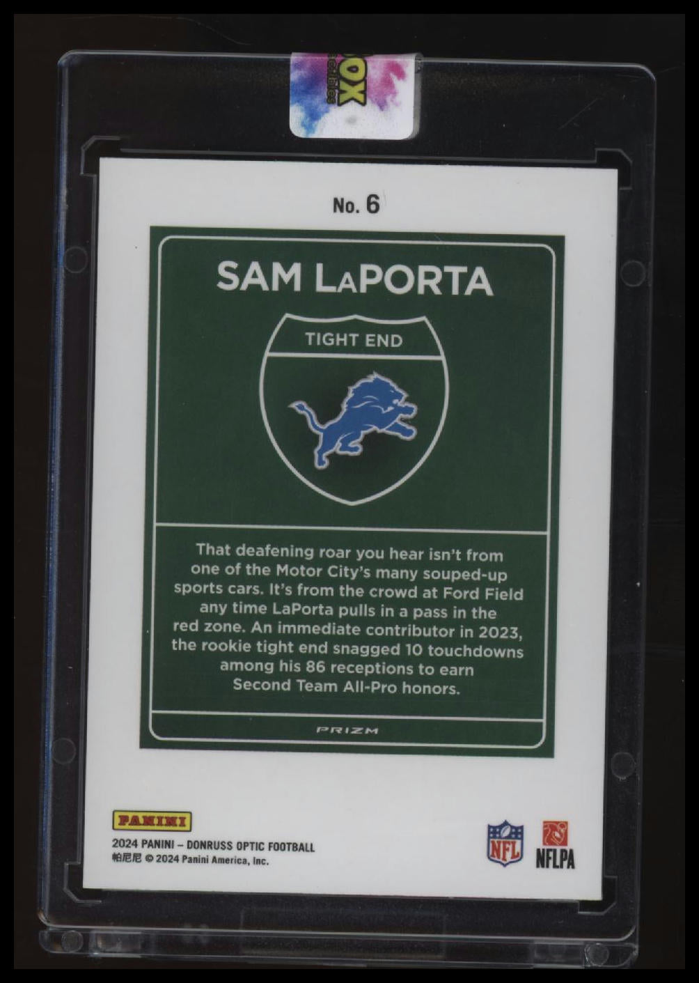 2024 Donruss Optic Sam LaPorta Downtown!