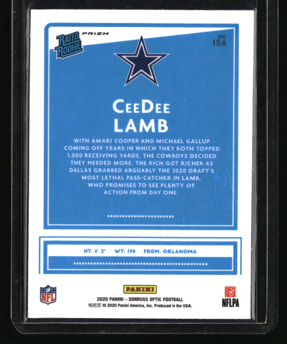 2020 Donruss Optic CeeDee Lamb Pink