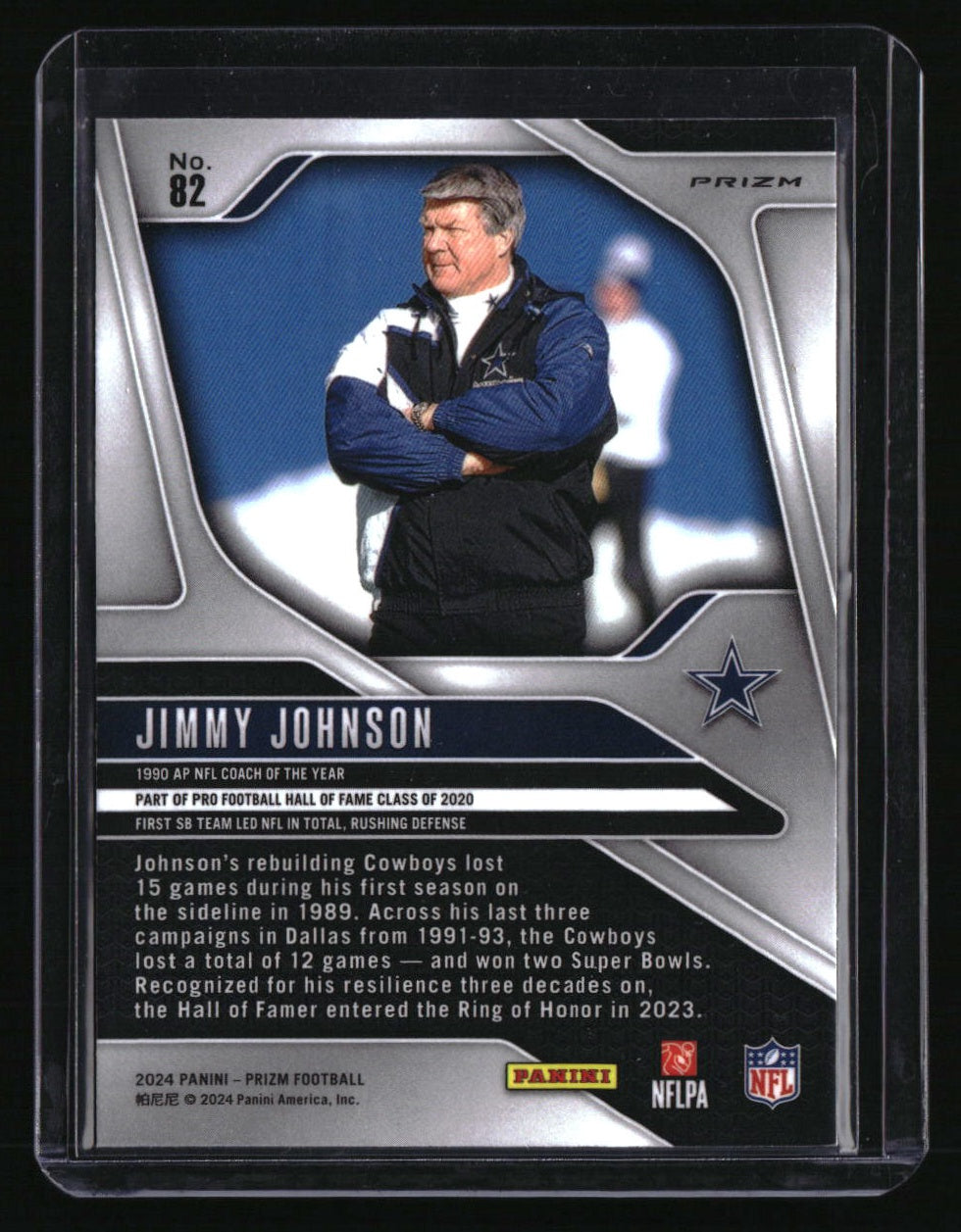 2024 Panini Prizm Jimmy Johnson Blue