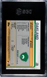 2019 Topps Chrome Sapphire Oakland Athletics SGC 10
