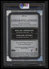 2020 Topps Museum Collection Arenado / Story Meaningful Materials Gold #/10