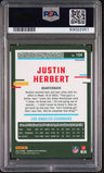 2023 Panini Donruss Optic Justin Herbert Fire PSA 10