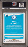 2020 Panini Donruss Optic Tyrese Maxey PSA 10